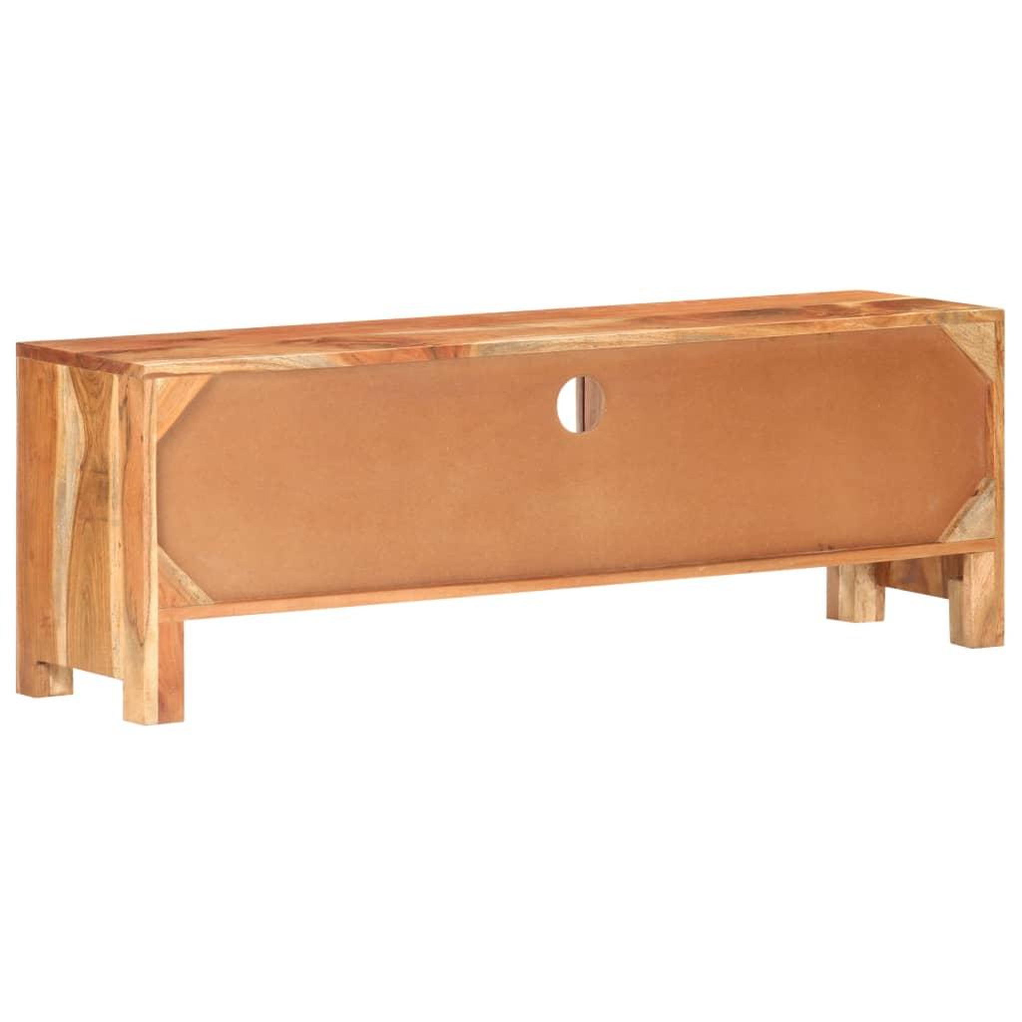 Voir la diapositive 4 : VIDAXL Meuble TV 116x30x40 cm Bois d'acacia massif