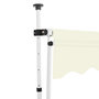 Voir la diapositive 3 : VIDAXL Auvent manuel retractable 150 cm Creme