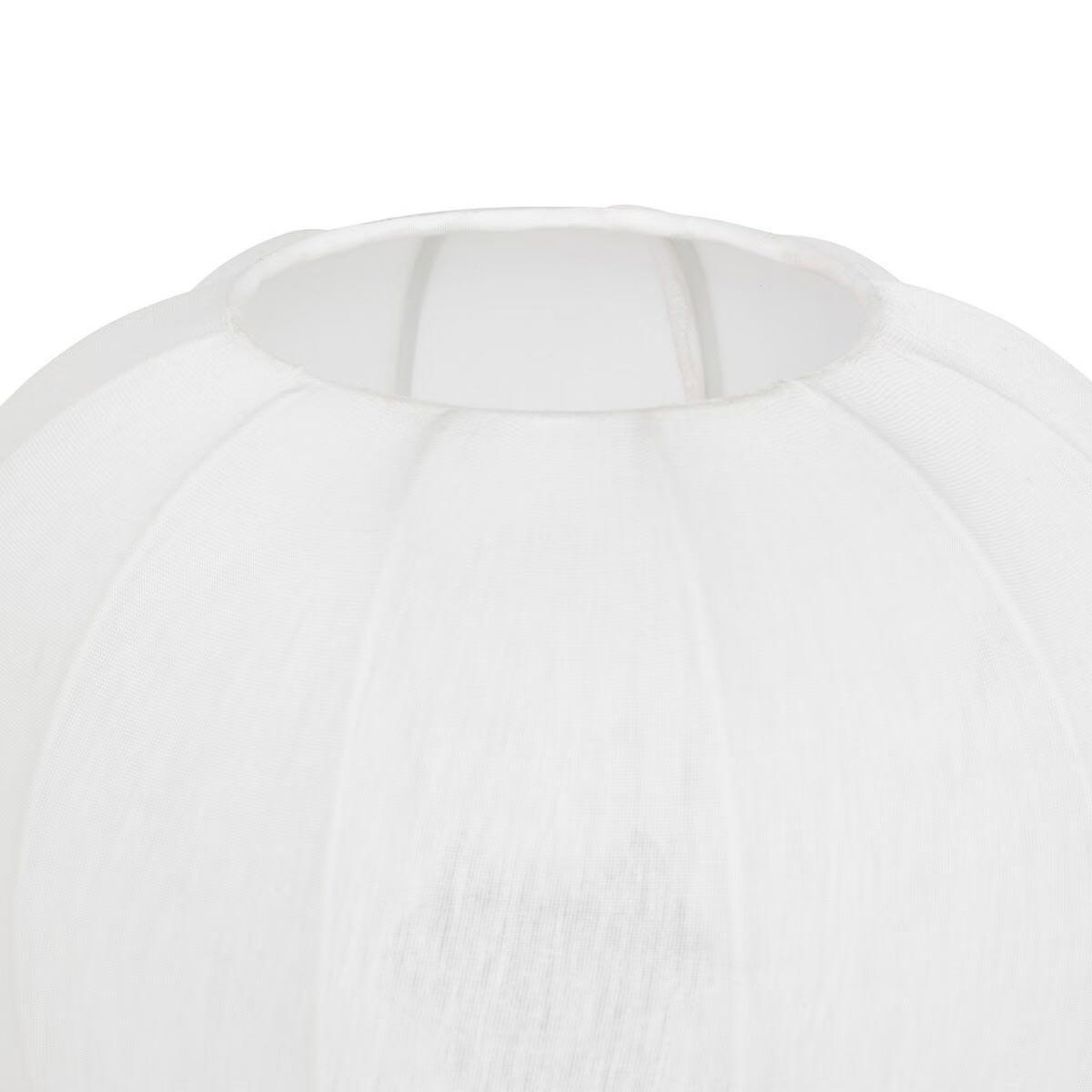 Voir la diapositive 2 : ATMOSPHERA Lampe à poser en coton  tobie  33cm blanc & noir