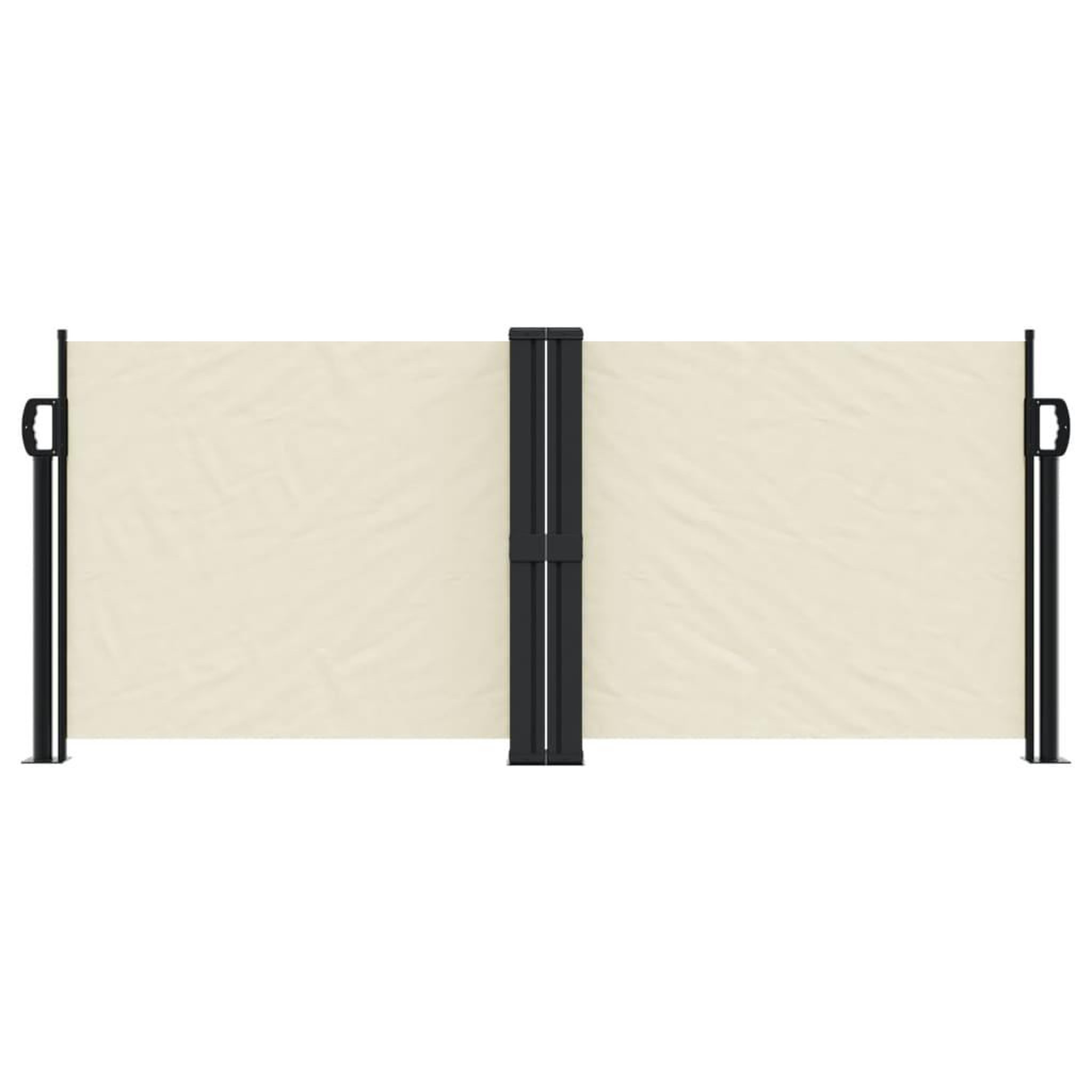 Voir la diapositive 3 : VIDAXL Auvent lateral retractable creme 100x1000 cm