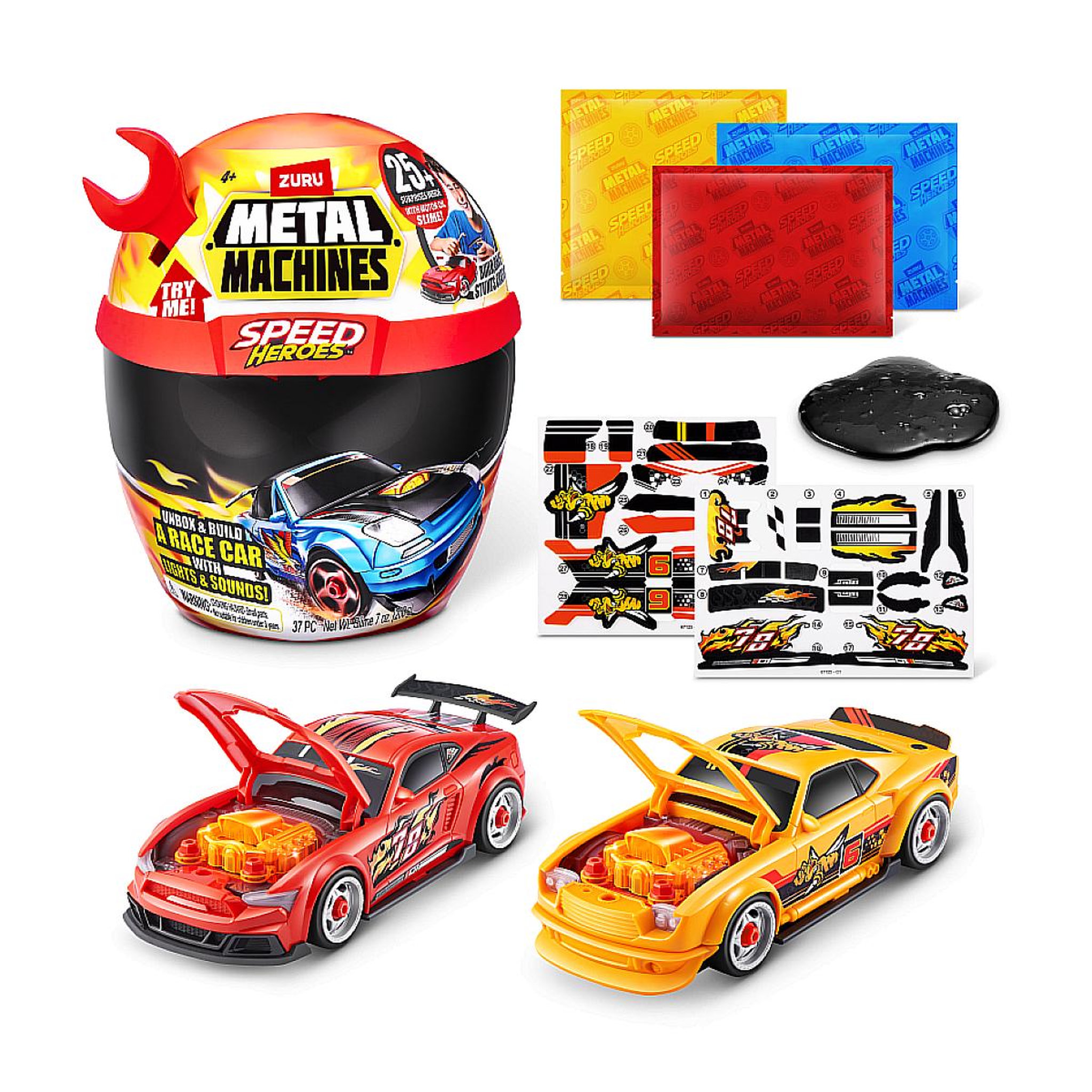 Voir la diapositive 5 : ZURU Box metal machines - Speed heroes