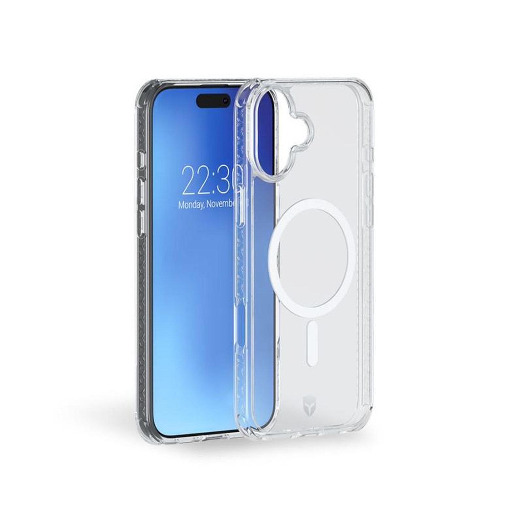FORCE CASE Coque Renforcée Forcecase compatible MagSafe pour iPhone 16 Transparent