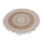 Paris Prix Set de Table en Jute  Renata  38cm Blanc