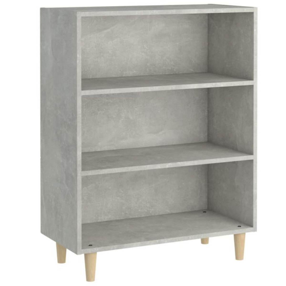 VIDAXL Buffet Gris béton 69,5x32,5x90 cm Bois d ingénierie