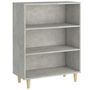 Voir la diapositive 2 : VIDAXL Buffet Gris béton 69,5x32,5x90 cm Bois d ingénierie