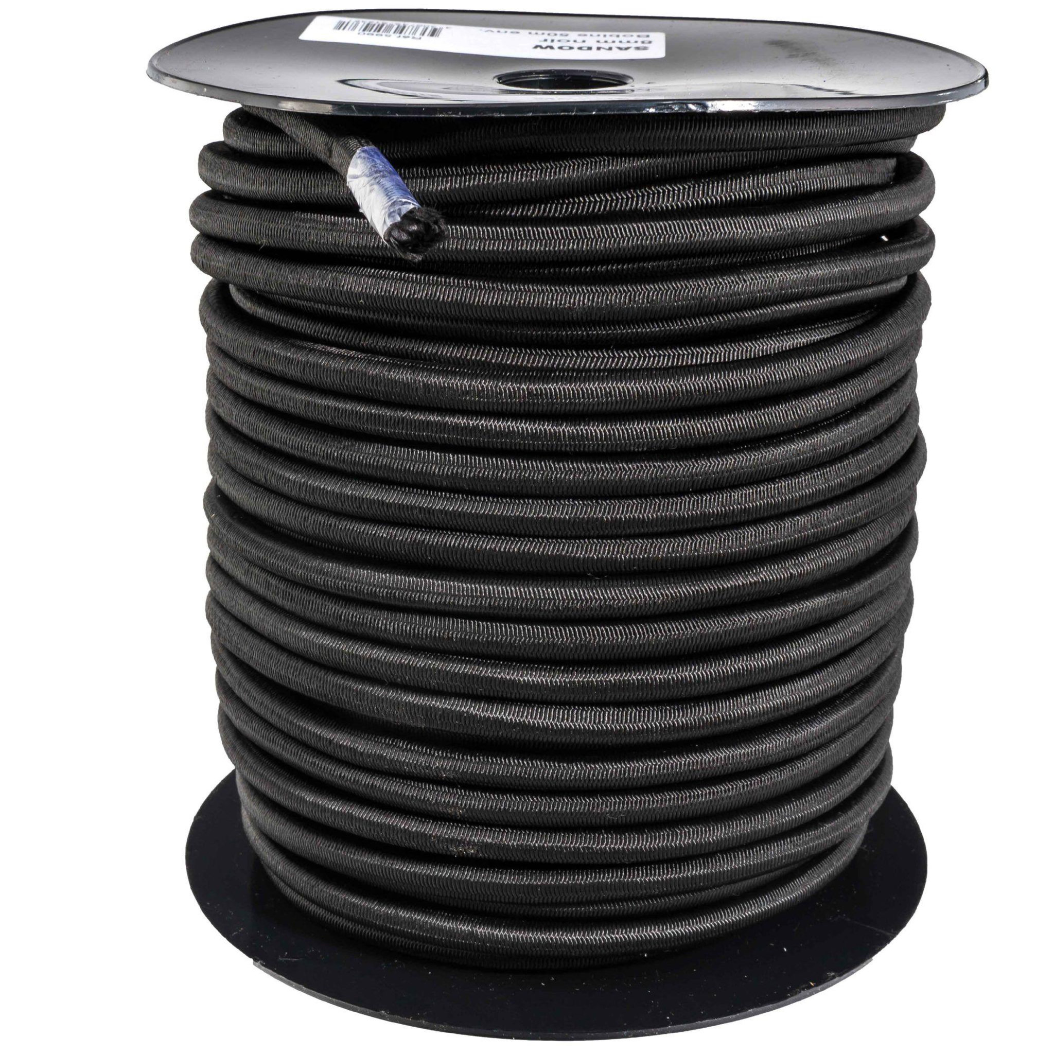 Voir la diapositive 1 : Corderies tournonaises Tendeur noir 10 mm x 40 mètres sur bobine