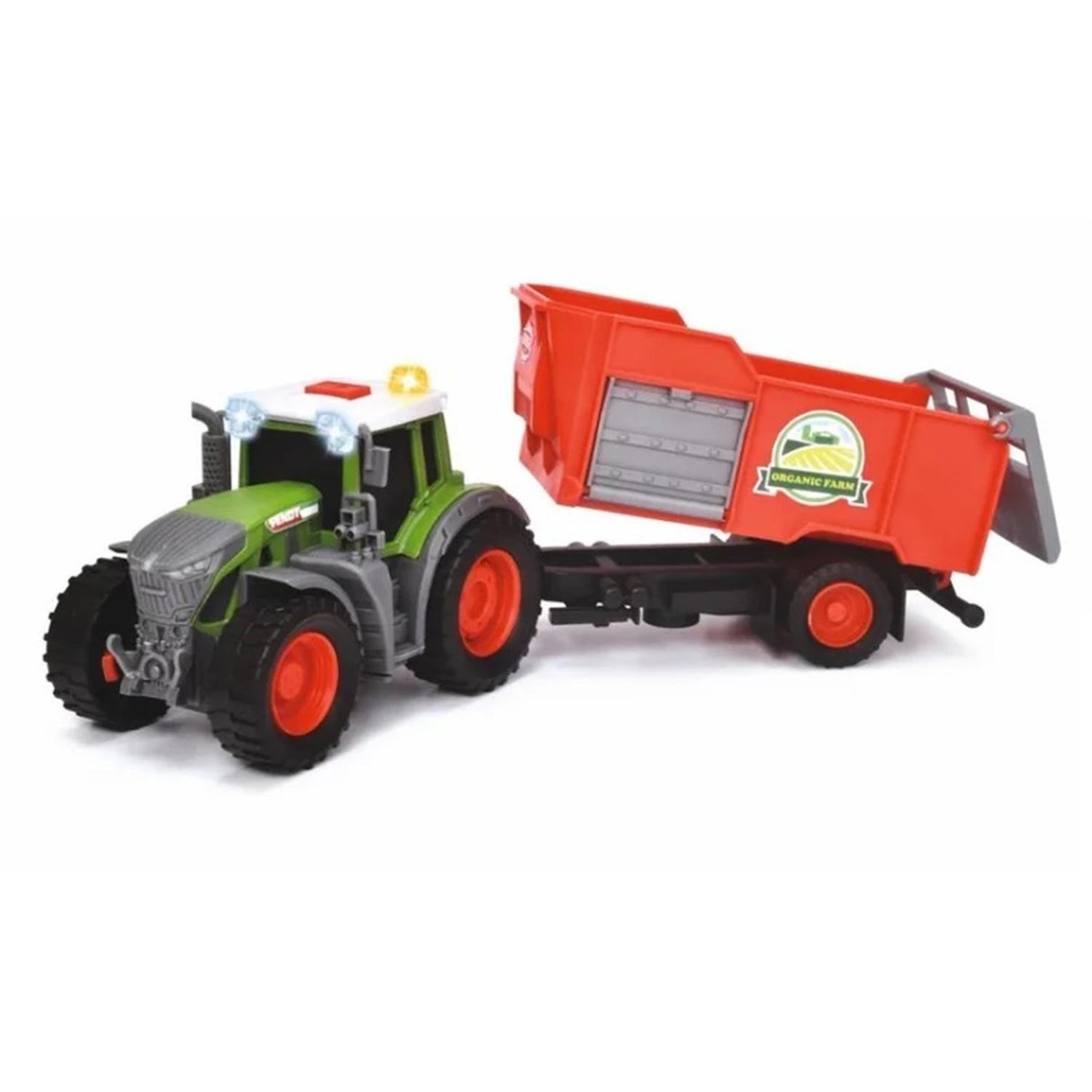 Voir la diapositive 3 : Dickie Toys Tracteur avec remorque Fendt Farm Trailer