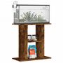 Voir la diapositive 3 : VIDAXL Support pour aquarium chêne fumé 60x30x60 cm bois d ingénierie
