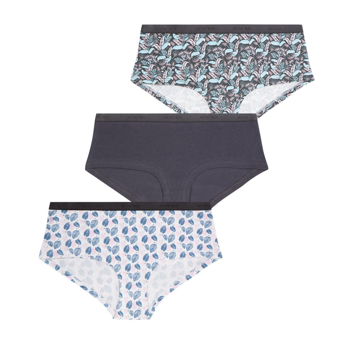 Athena Lot de 3 boxers femme Ecopack Mode