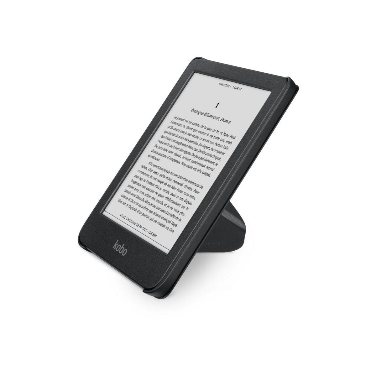 kobo Pochette Clara Colour/BW Sleepcover Noire