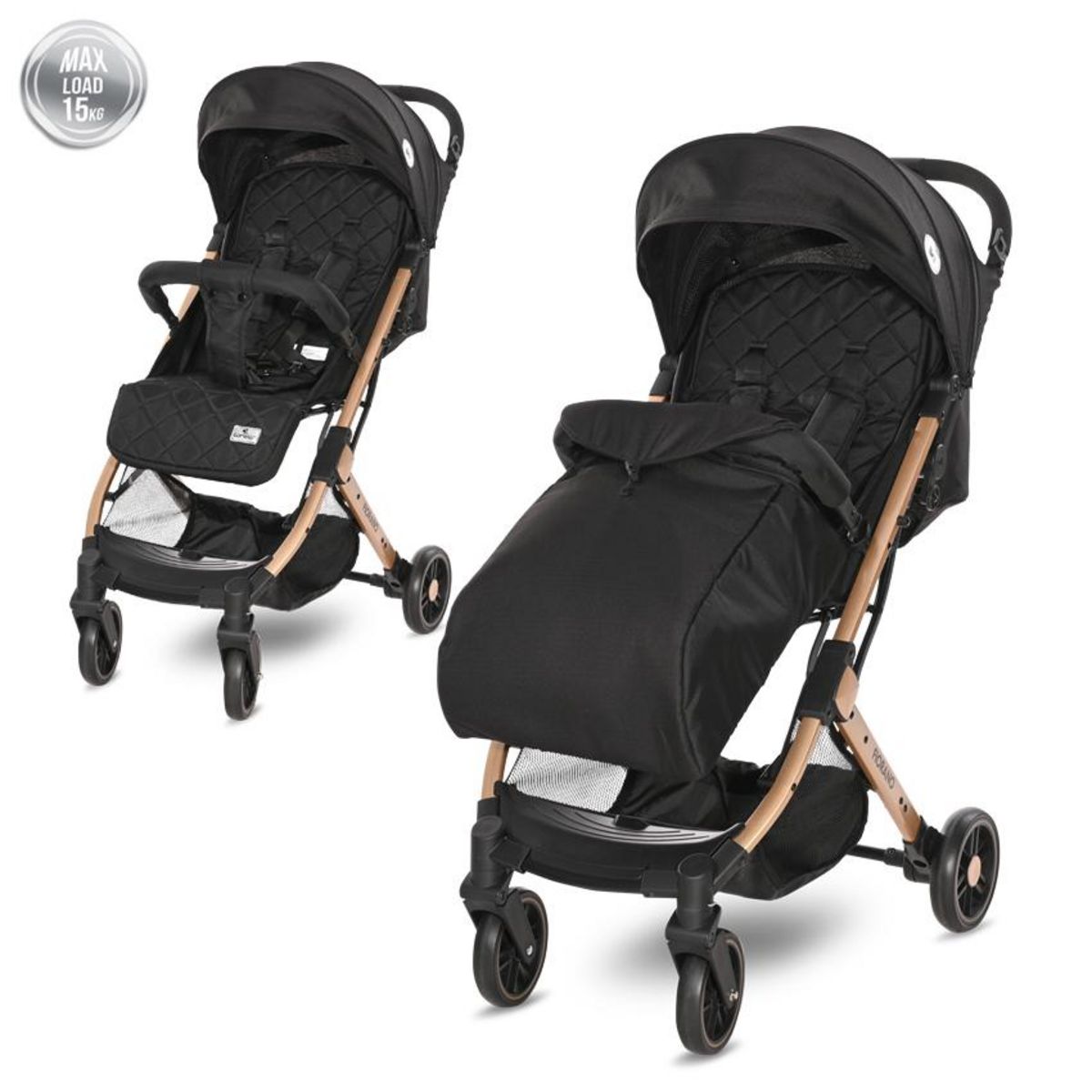 Lorelli Poussette Compacte légère bébé Pliable/ Fiorano Ultra Compacte