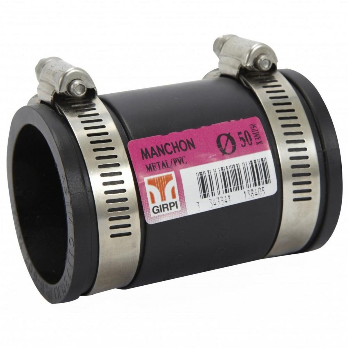 GIRPI Manchon en pvc à compression, femelle / femelle, D.50