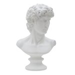Paris Prix Buste Tête Masculine  Roman  34cm Blanc