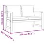 Voir la diapositive 6 : VIDAXL Ensemble a manger de jardin 4 pcs coussins Bois acacia