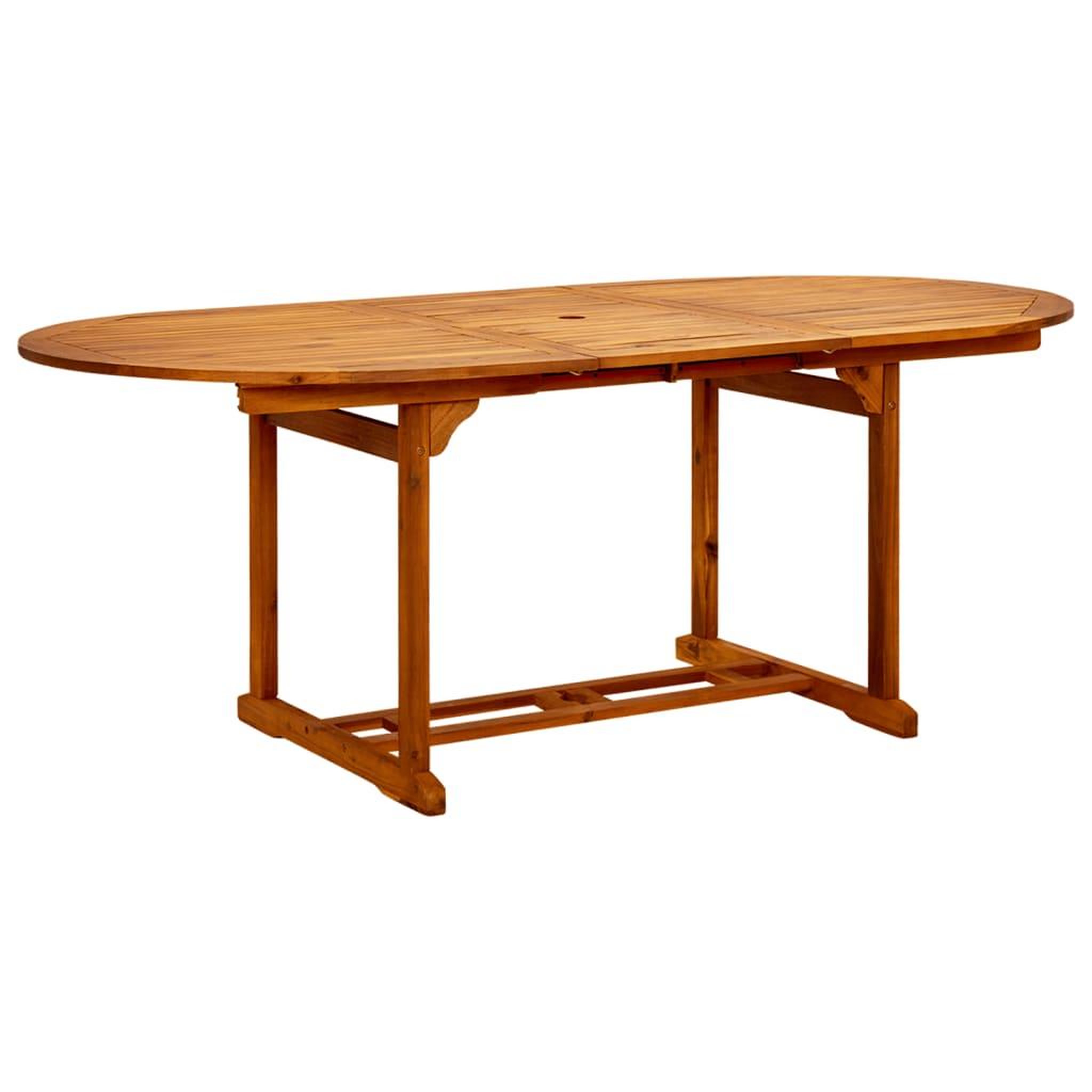 Voir la diapositive 5 : VIDAXL Ensemble a manger de jardin 7 pcs gris rotin et bois massif