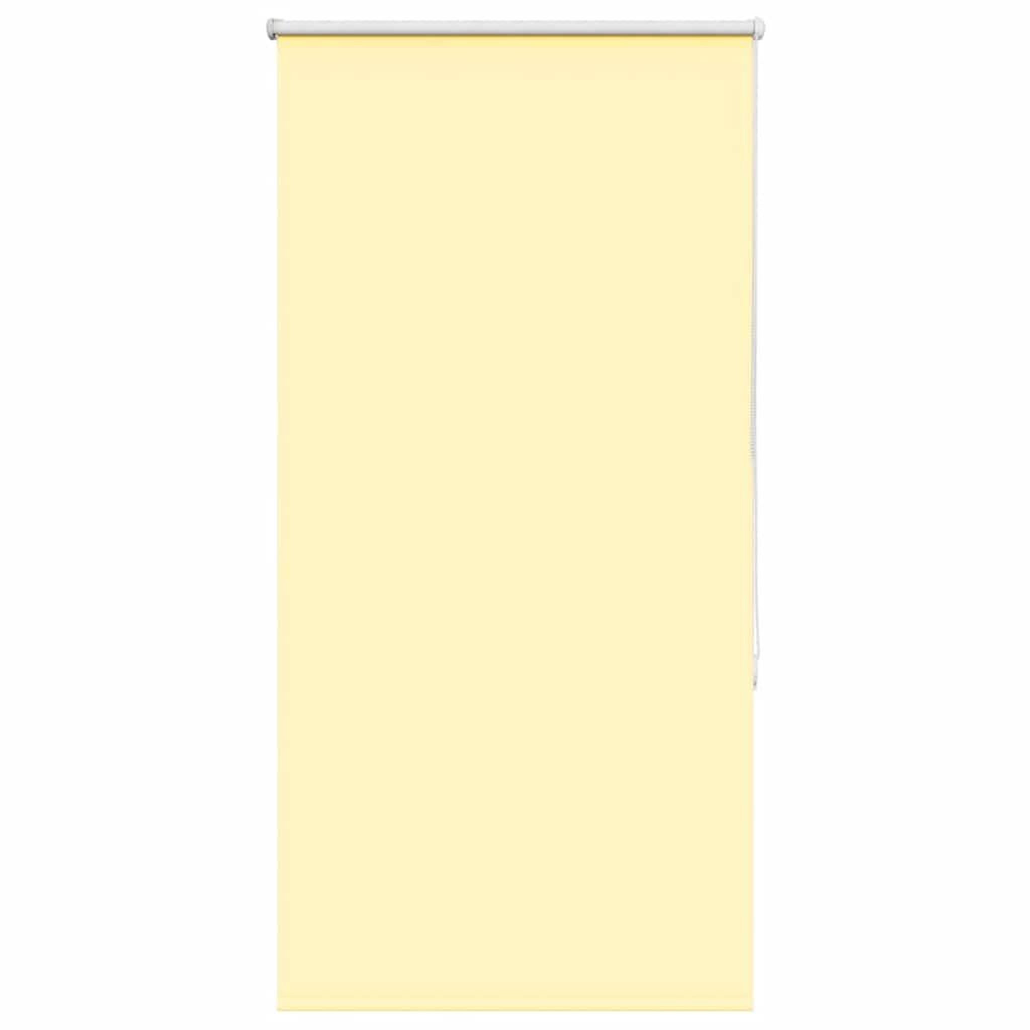 VIDAXL Store enrouleur occultant jaune largeur du tissu 65,7 cm
