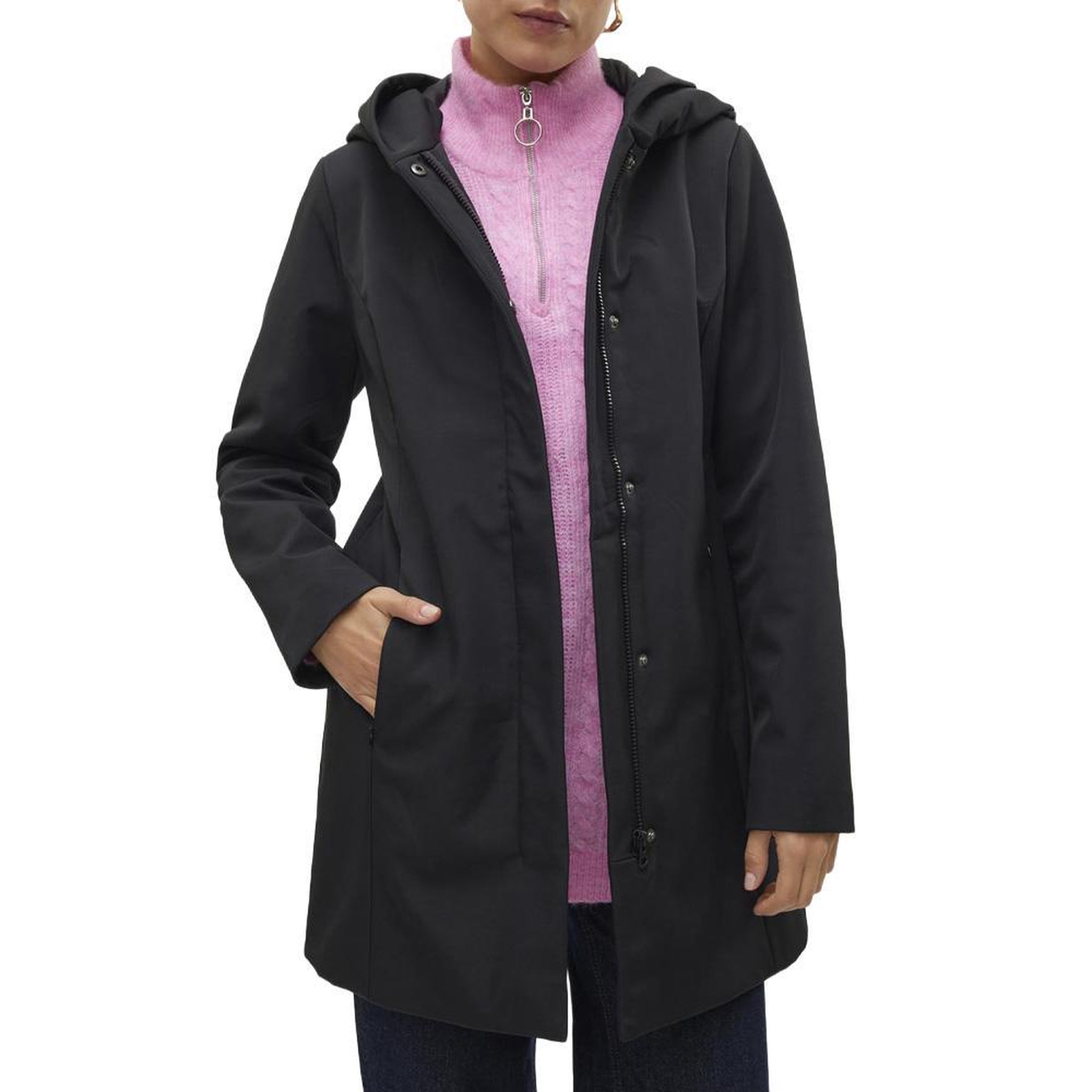 Voir la diapositive 1 : Vero Moda Veste Déperlante  Noir Femme Vero Moda Shelldona