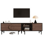 MERAX Meuble tv. Coloris disponibles : Marron