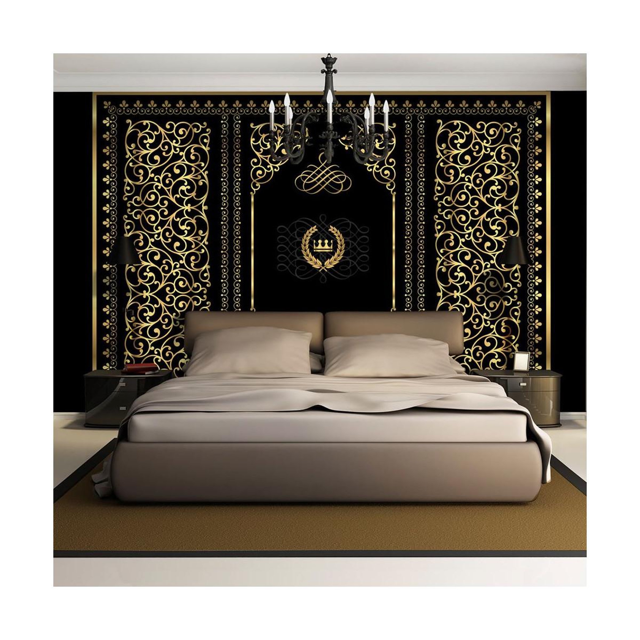 Paris Prix Papier peint  charm of the night. Coloris disponibles : Multicolore