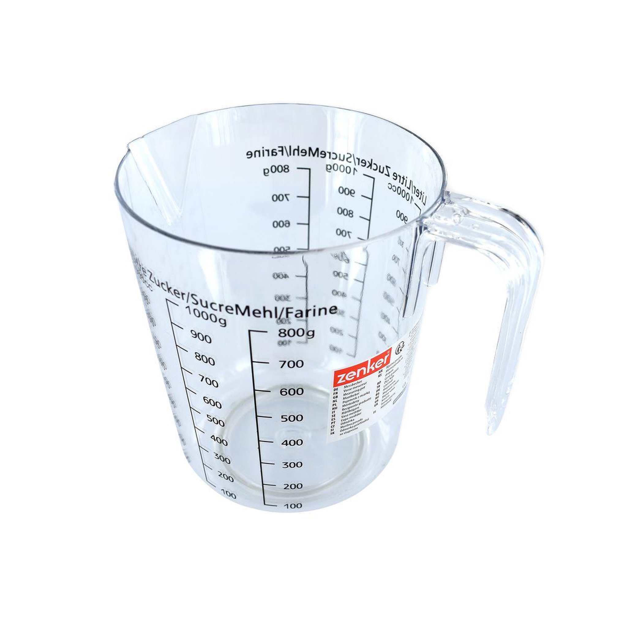 ZENKER Verre doseur 1 litre zenker smart pastry