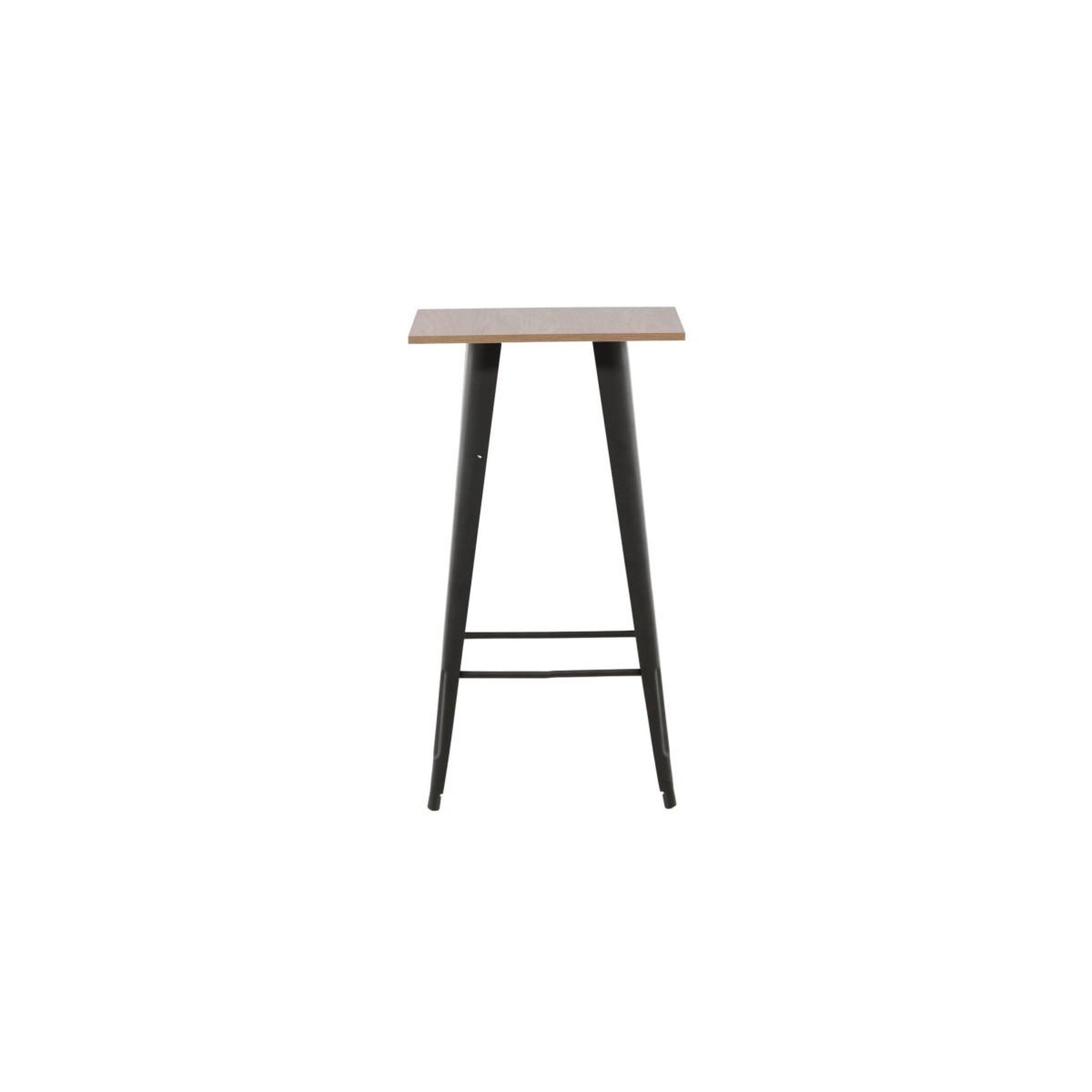 Voir la diapositive 2 : Paris Prix Table de bar  tempe  105cm noyer