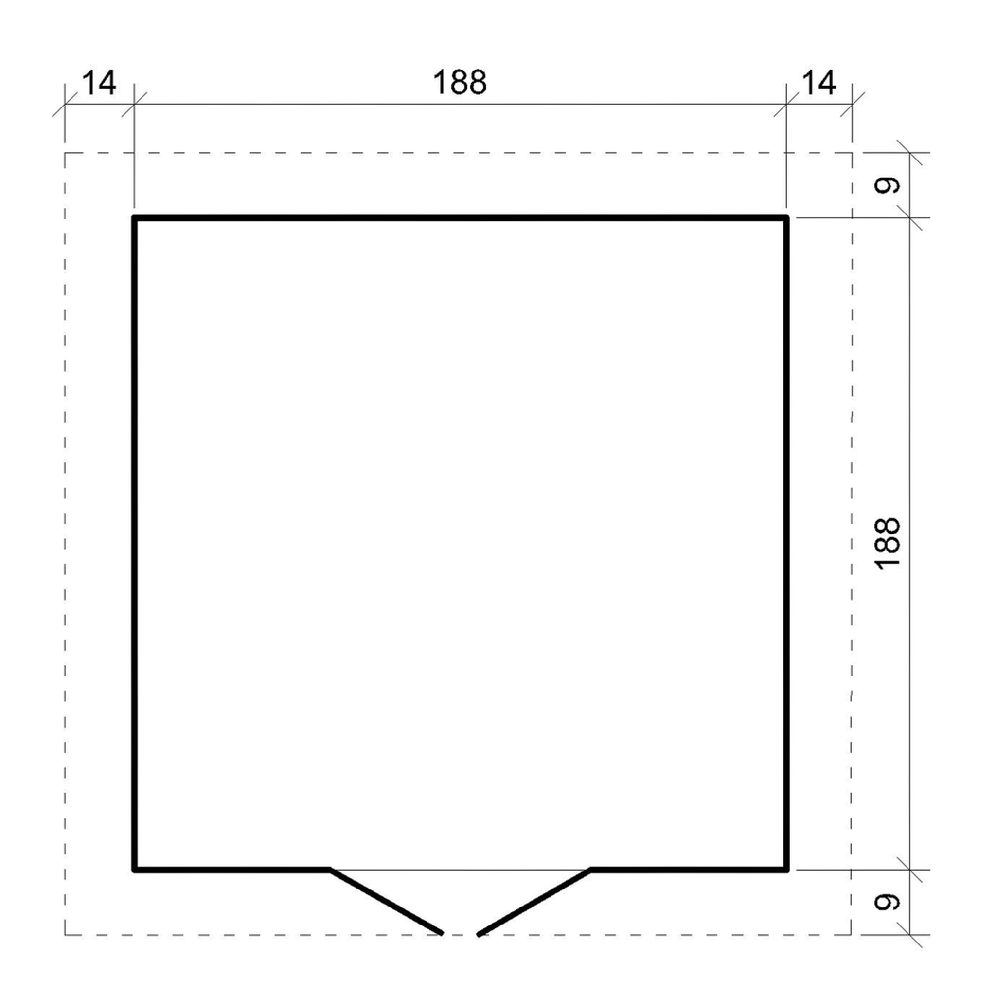 Voir la diapositive 5 : TIMBELA Abri de Jardin en Bois 3.53m² Cabanon Jardin Exterieur à Outils, avec sol imprégné M343+M343G