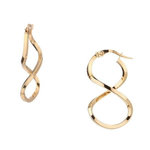 L'ATELIER D'AZUR Boucles d'Oreilles Créoles Infini - Or Jaune - Femme