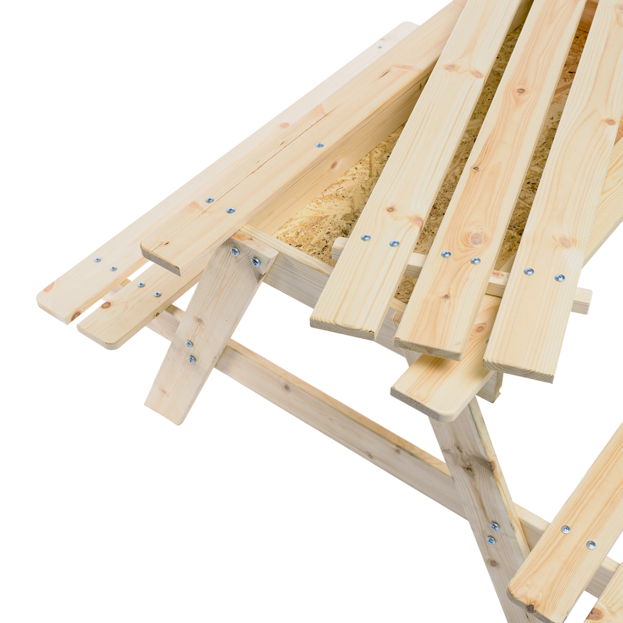 Voir la diapositive 6 : TIMBELA Table enfant pour le jardin table et chaise enfant avec 90x90xh50 cm m010-1