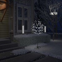 Arbre lumineux décoratif prunus - 48 led - lumière blanche Couleur noir  Feerie Christmas