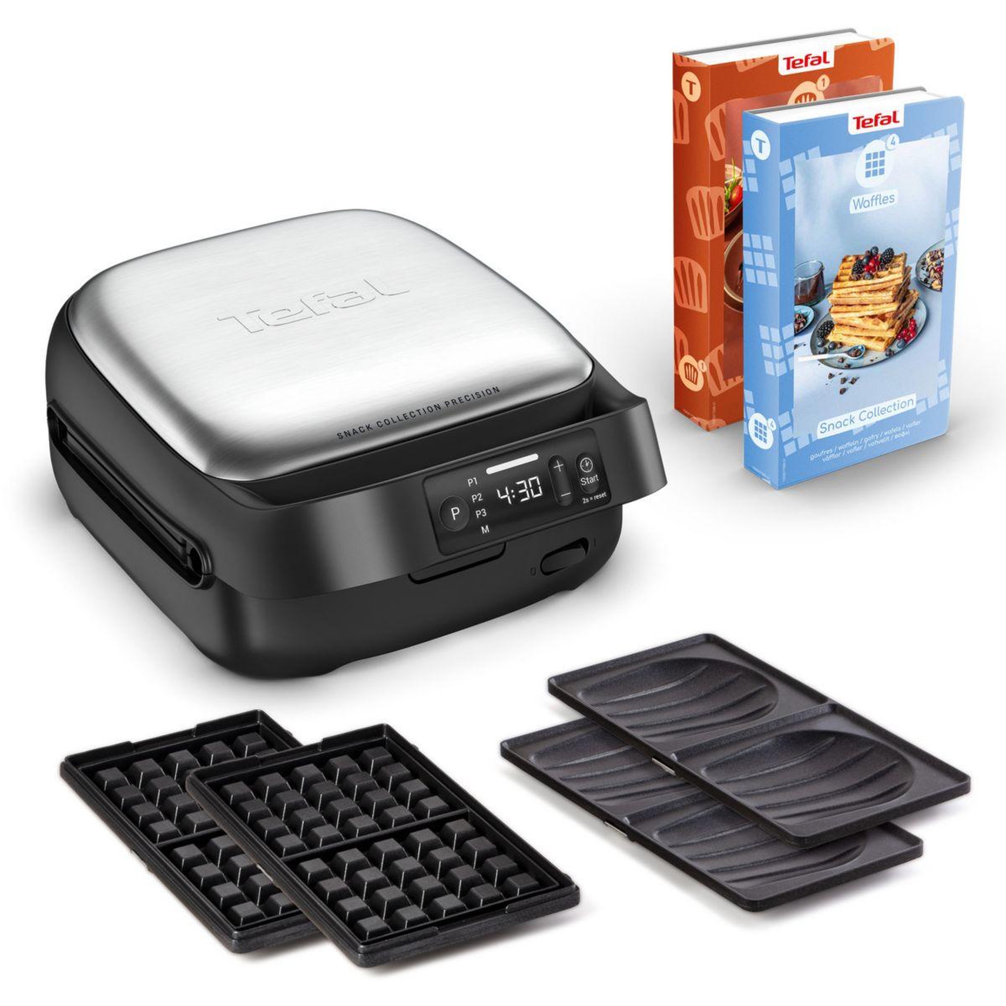 TEFAL Gaufrier, croque monsieur SW873BF0 snack collection