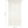 Voir la diapositive 6 : VIDAXL Rideau en macrame 140x240 cm Coton