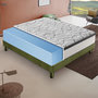 Voir la diapositive 5 : ILOVESLEEP Matelas Mousse DELUXE - Epaisseur 25 Cm - Réversible - Côté Été/hiver