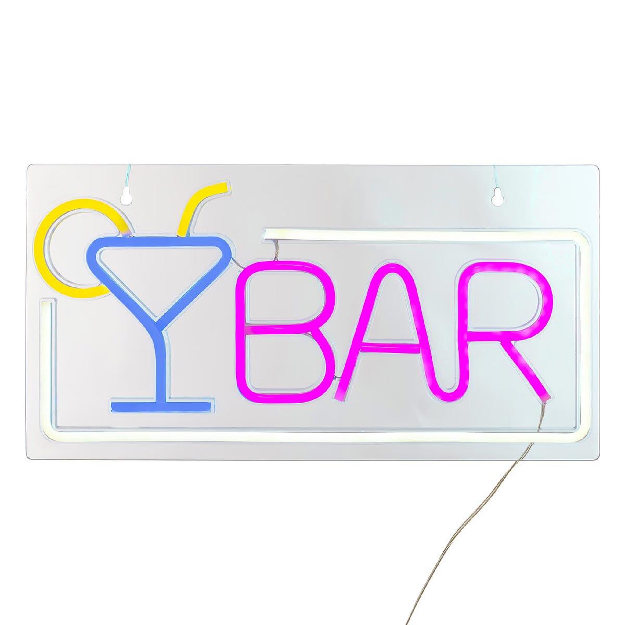ATMOSPHERA Lampe Murale Néon LED  Bar  42cm Multicolore