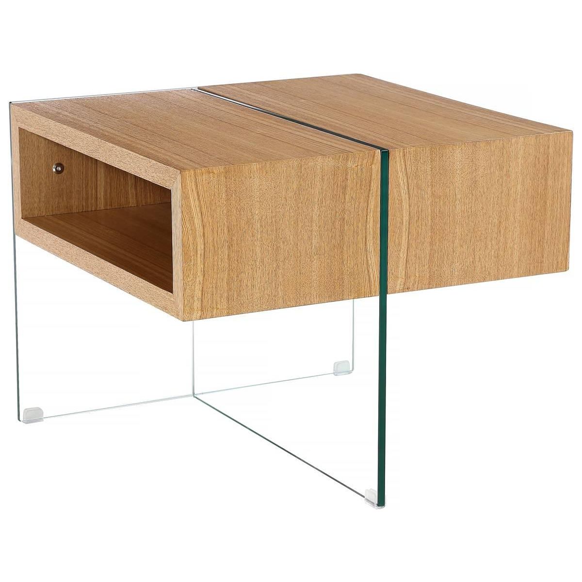 Habitat et Jardin Table basse  Venezia  - 60 x 60 x 50 cm -  Finition chêne