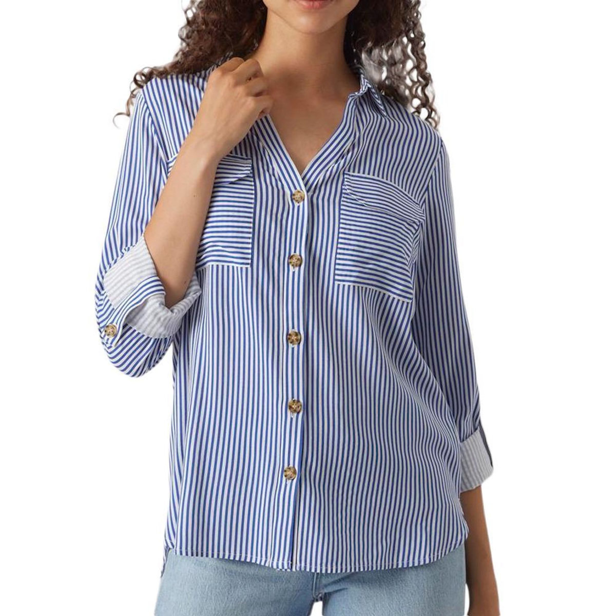 Vero Moda Chemise /Blanc Femme Vero Moda Bumpy