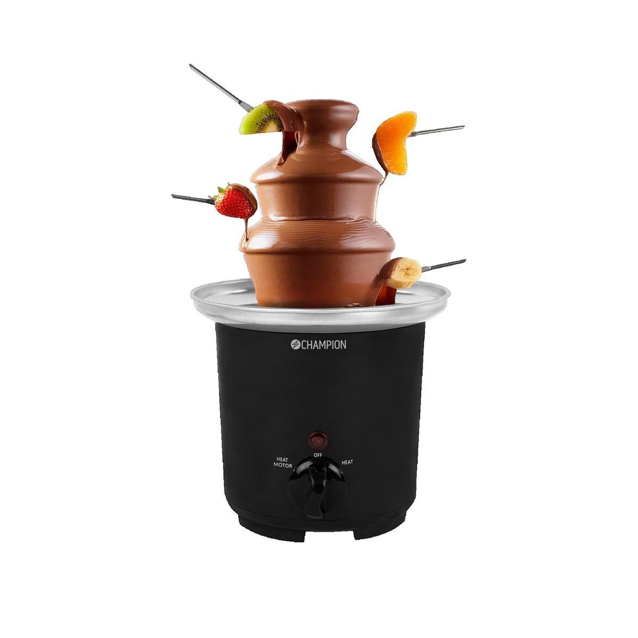 CHAMPION Fontaine à chocolat Champion CF100 3 niveaux acier inoxydable