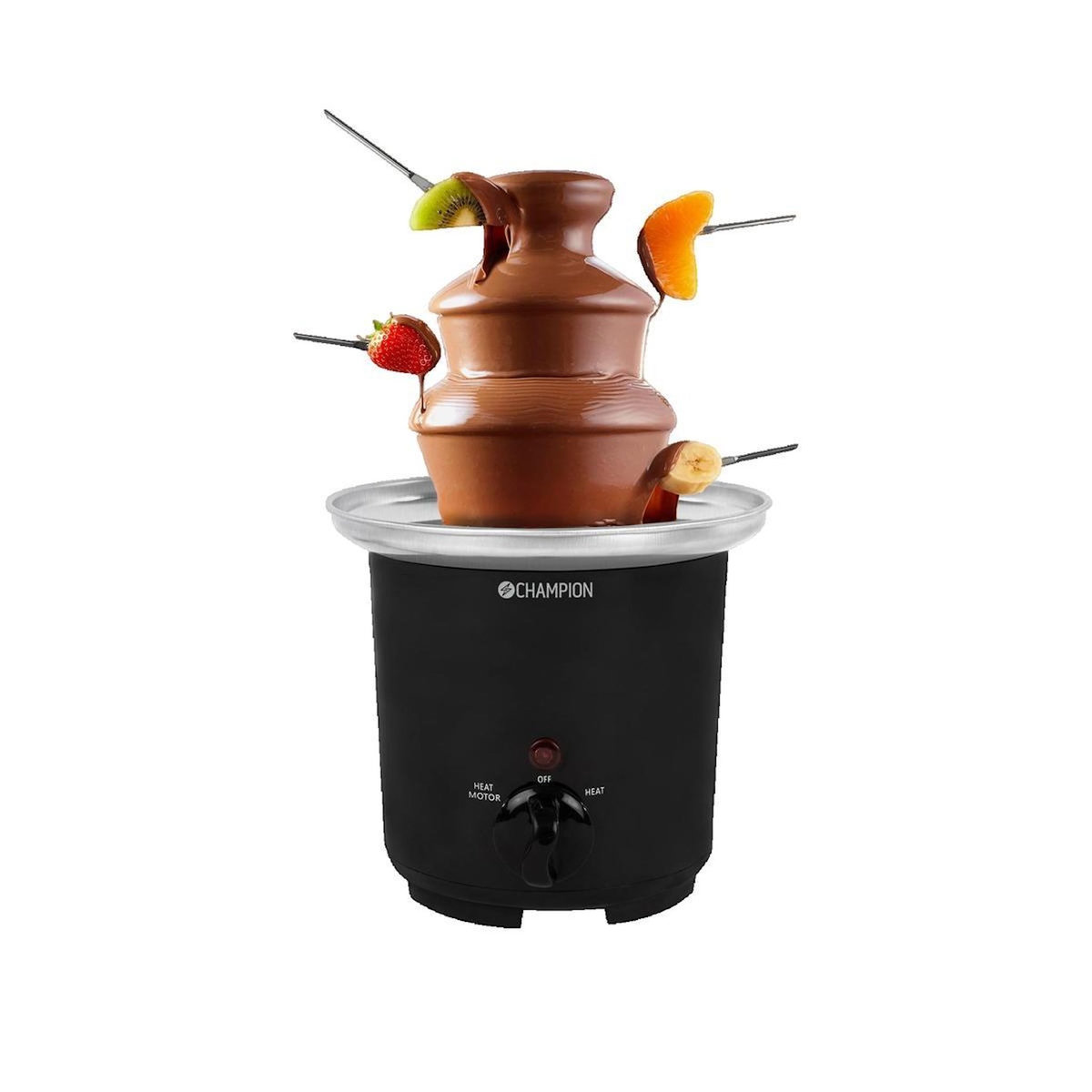 CHAMPION Fontaine à chocolat Champion CF100 3 niveaux acier inoxydable