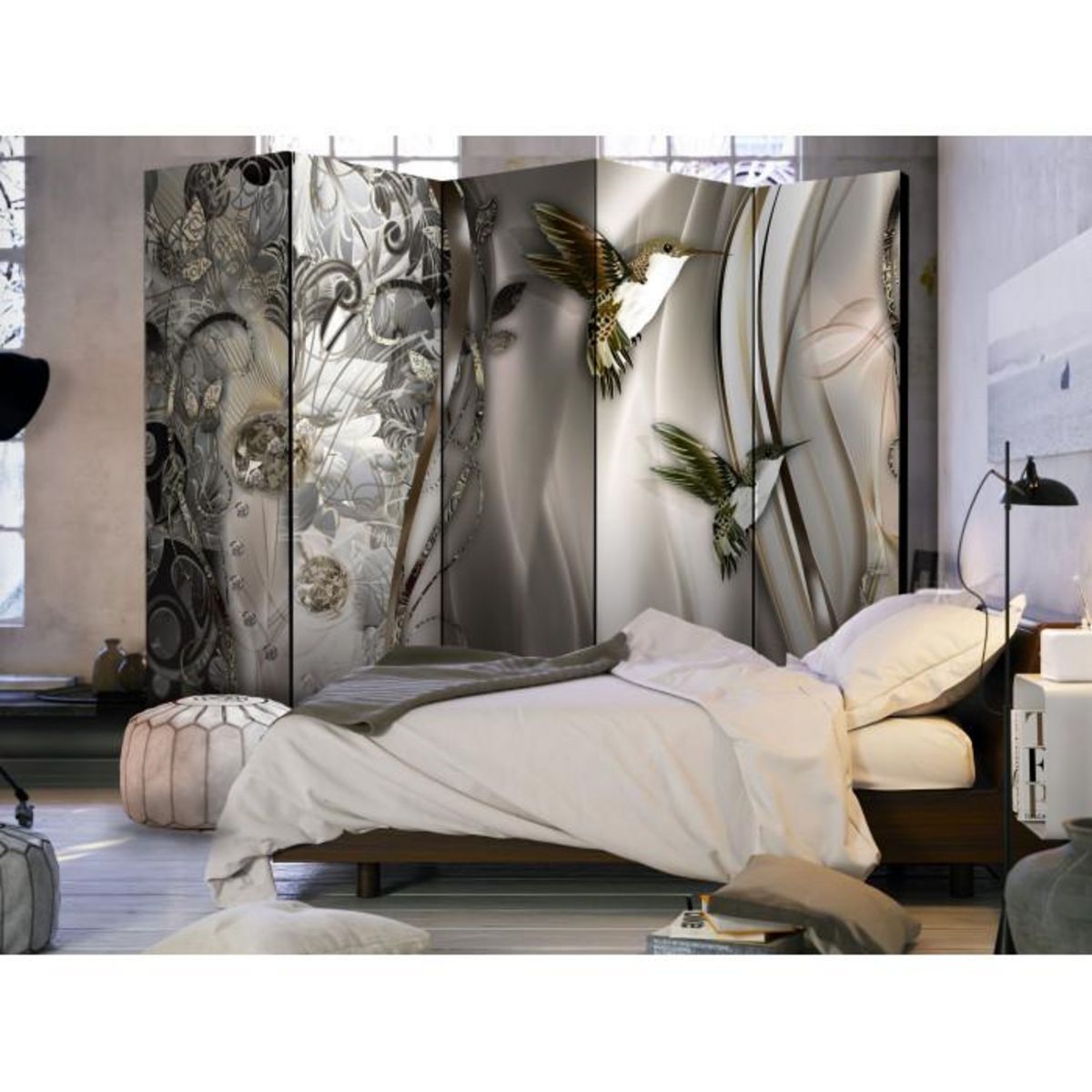 Paris Prix Paravent 5 Volets  Source Crystals  172x225cm