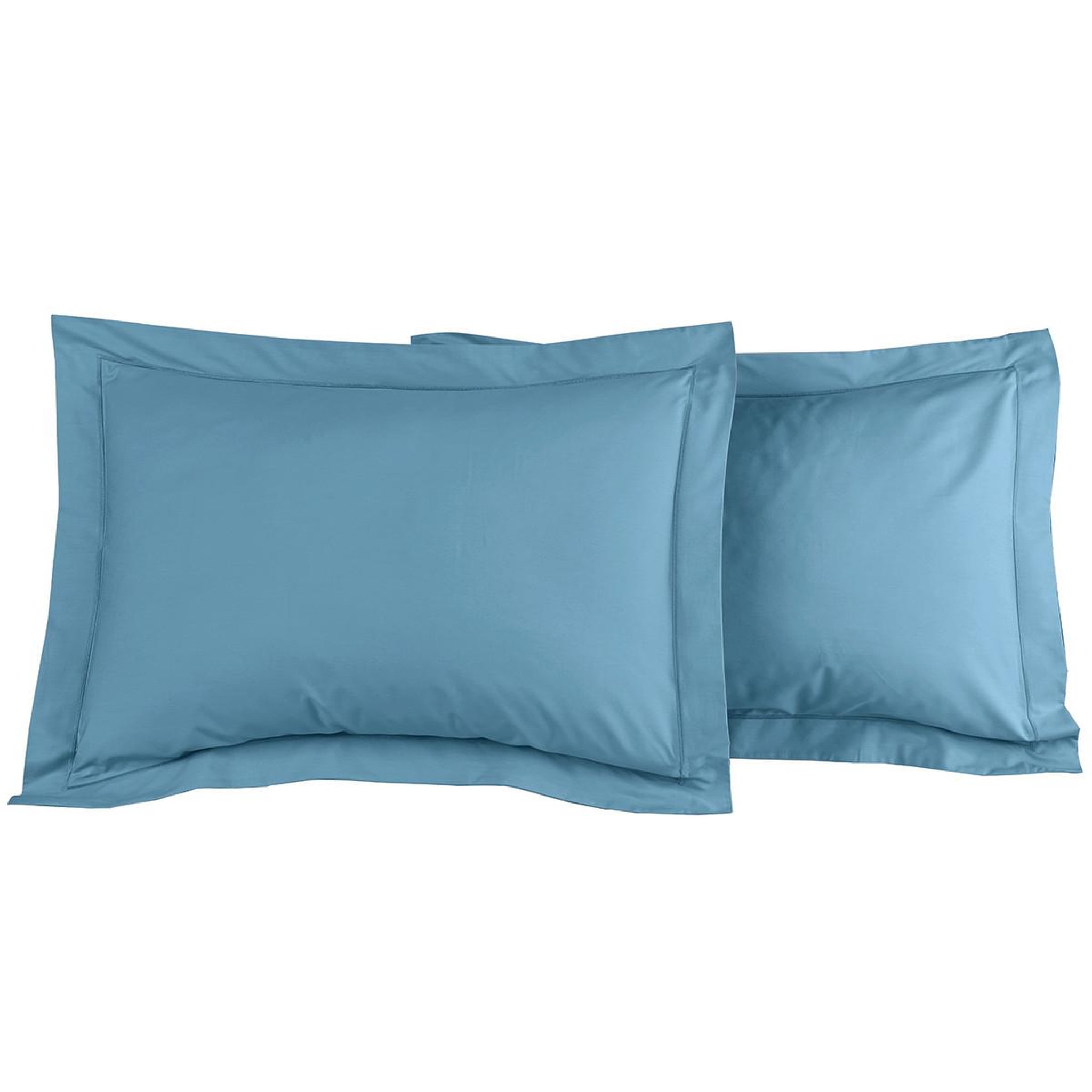 Voir la diapositive 1 : Sensei Maison Lot de 2 taies d'oreiller en percale de coton SOFT PERCALE
