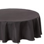 Voir la diapositive 3 : ATMOSPHERA Nappe Antitache Ronde  Unie  180cm Ardoise