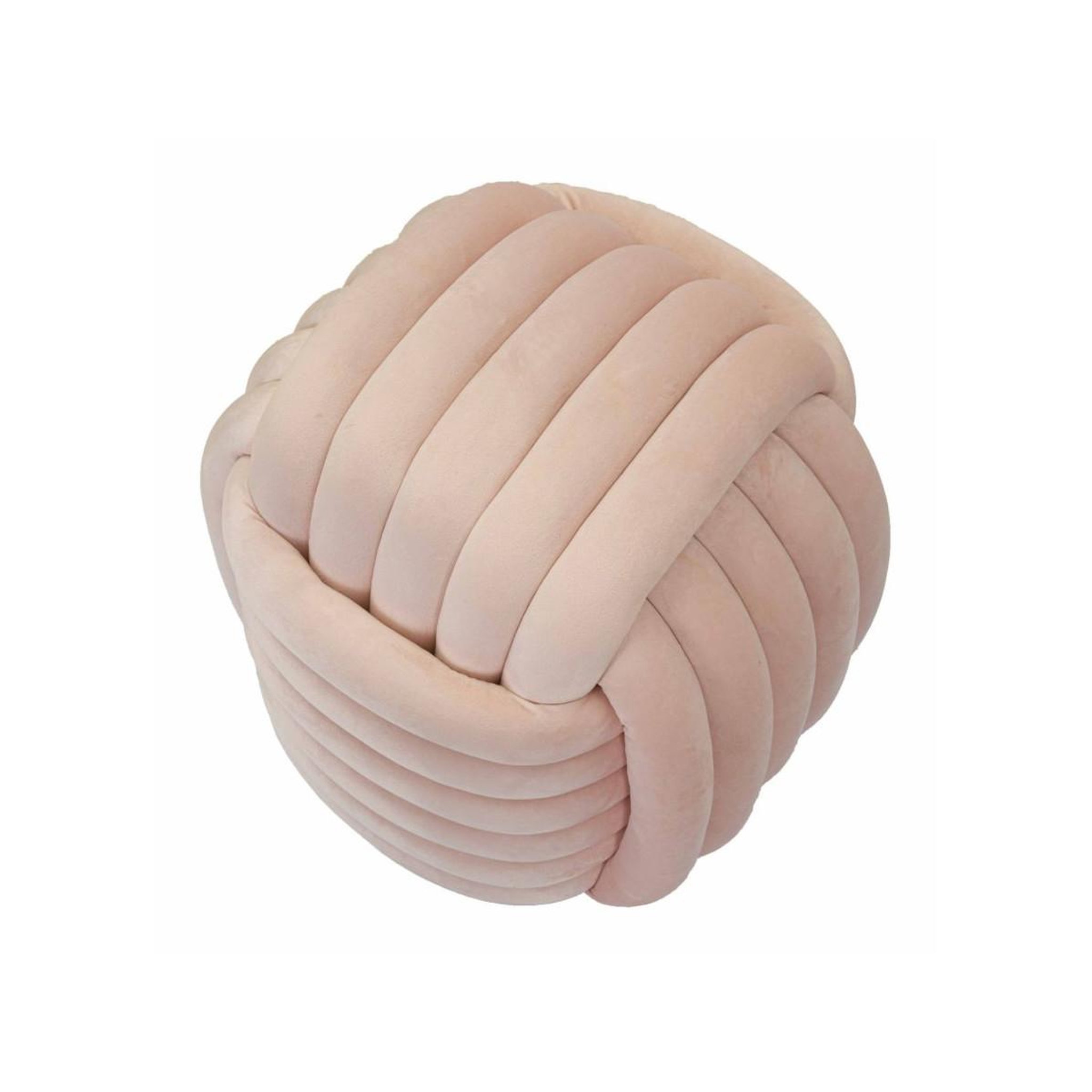 Voir la diapositive 3 : Paris Prix Pouf design en velours  softy  45cm rose