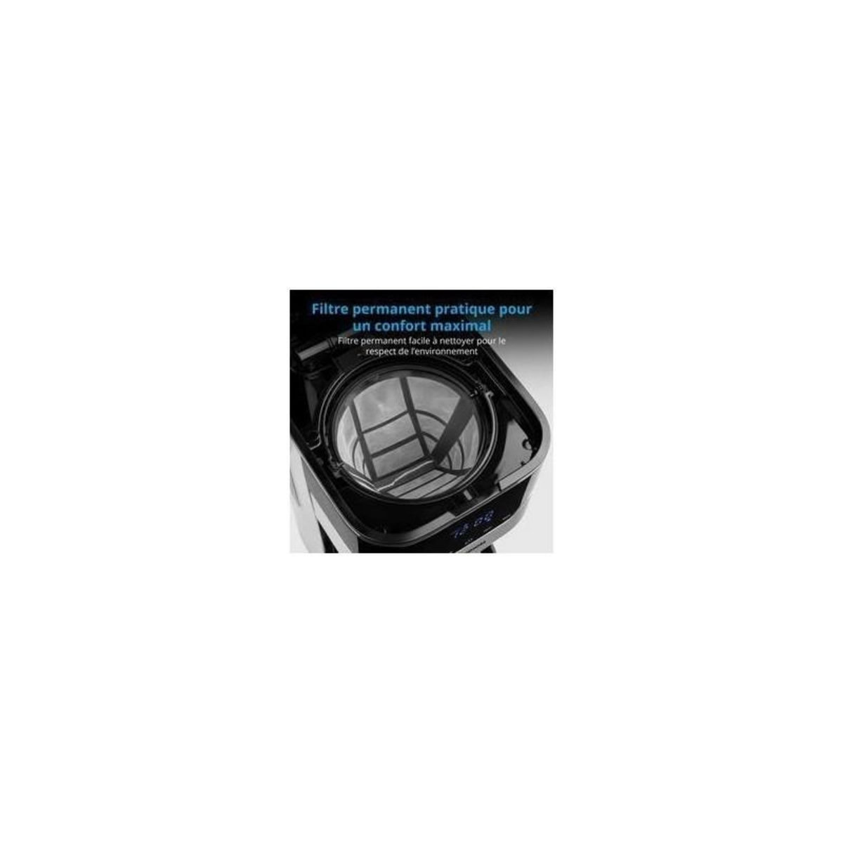 Medion Cafetiere filtre programmable avec carafe - MEDION - MD 18458 - isotherme - 900W - 1,2 L