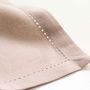 Voir la diapositive 2 : Paris Prix Lot de 3 Serviettes de Table  Charline  40x40cm Lin