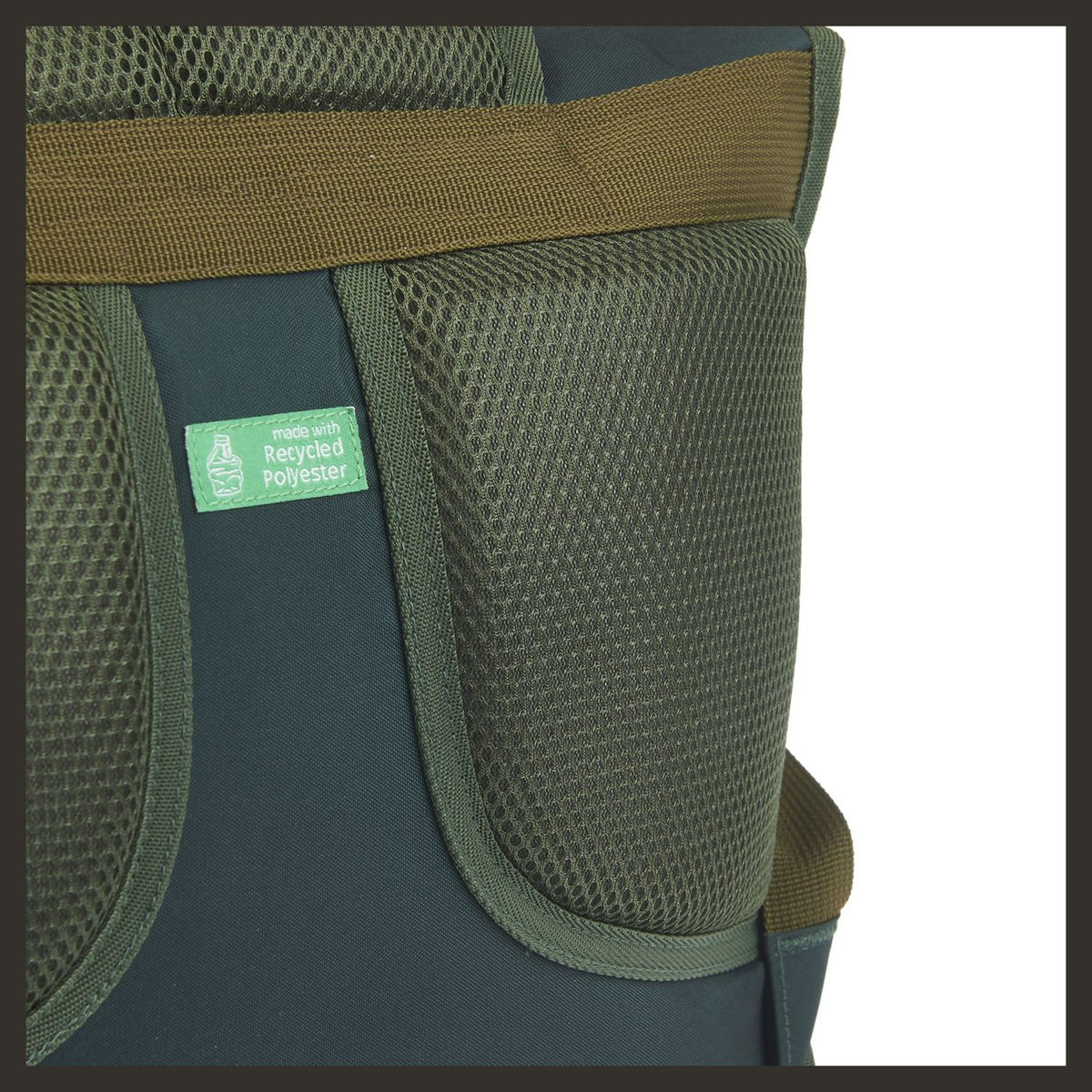 AUCHAN Cartable 36 cm marron Dinosaure