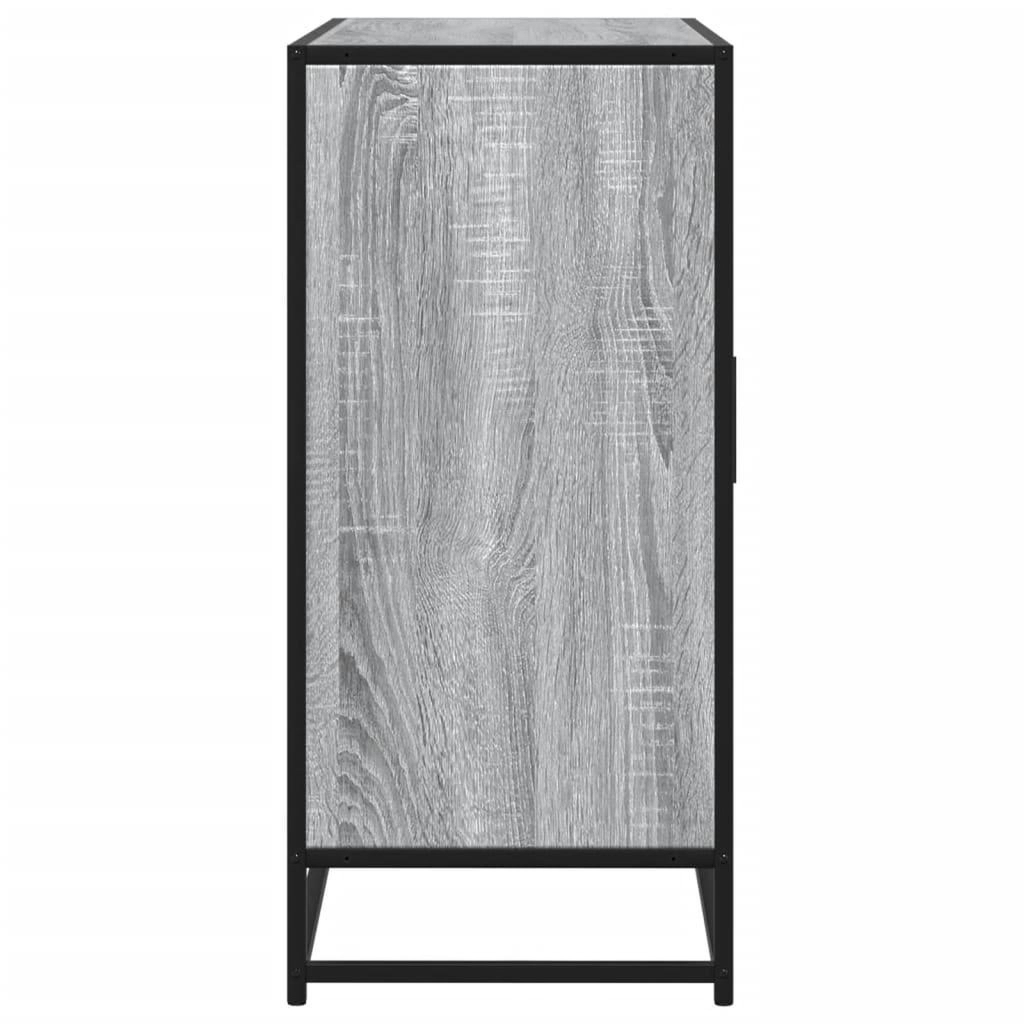 Voir la diapositive 5 : VIDAXL Buffet sonoma gris 92x35x76 cm bois d'ingenierie