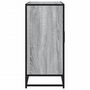 Voir la diapositive 5 : VIDAXL Buffet sonoma gris 92x35x76 cm bois d'ingenierie