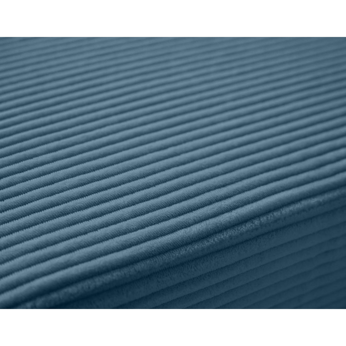 LISA DESIGN Vermont - canapé panoramique d'angle gauche - 7 places - en velours côtelé