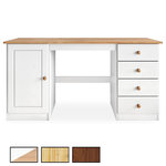 IDIMEX Bureau en pin MANAGER, 2 coloris disponibles. Coloris disponibles : Marron