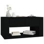Voir la diapositive 4 : VIDAXL Table basse Noir 80x50x40 cm Bois d'ingenierie