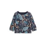 Petit Béguin Sweat-shirt enfant en molleton Holamuchacha. Coloris disponibles : Bleu